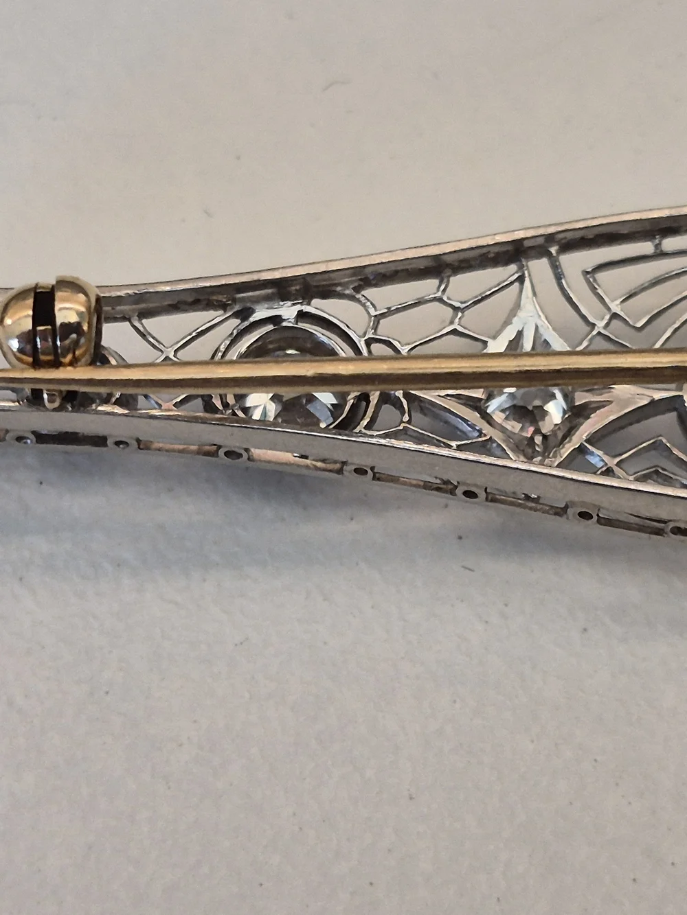 Vintage platinum 14k